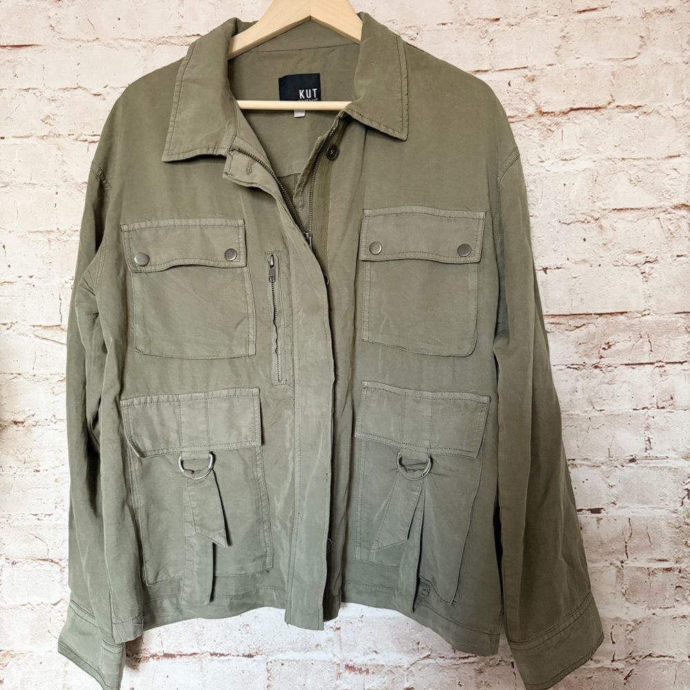 Kut from the Kloth military cargo jacket